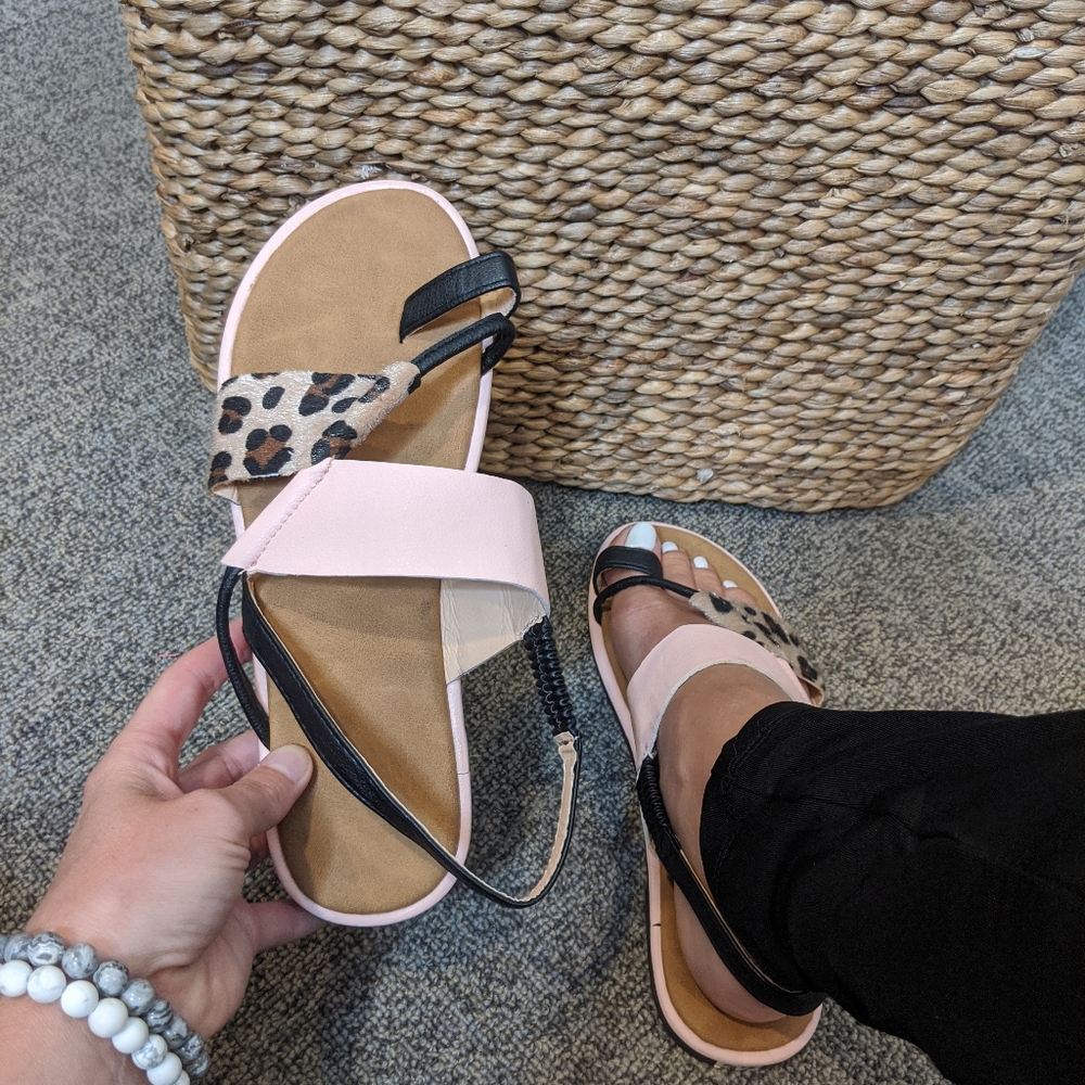3/$30 Leopard Sandals - Picture 3 of 3